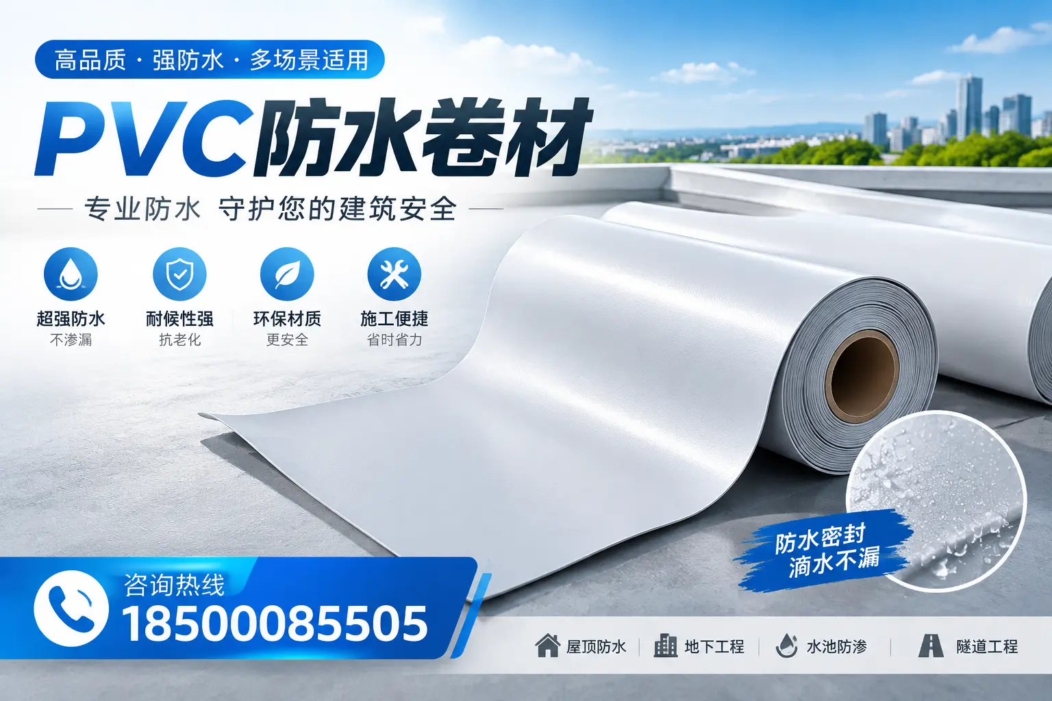 PVC防水卷材的市场竞争分析,沧州品牌选择参考